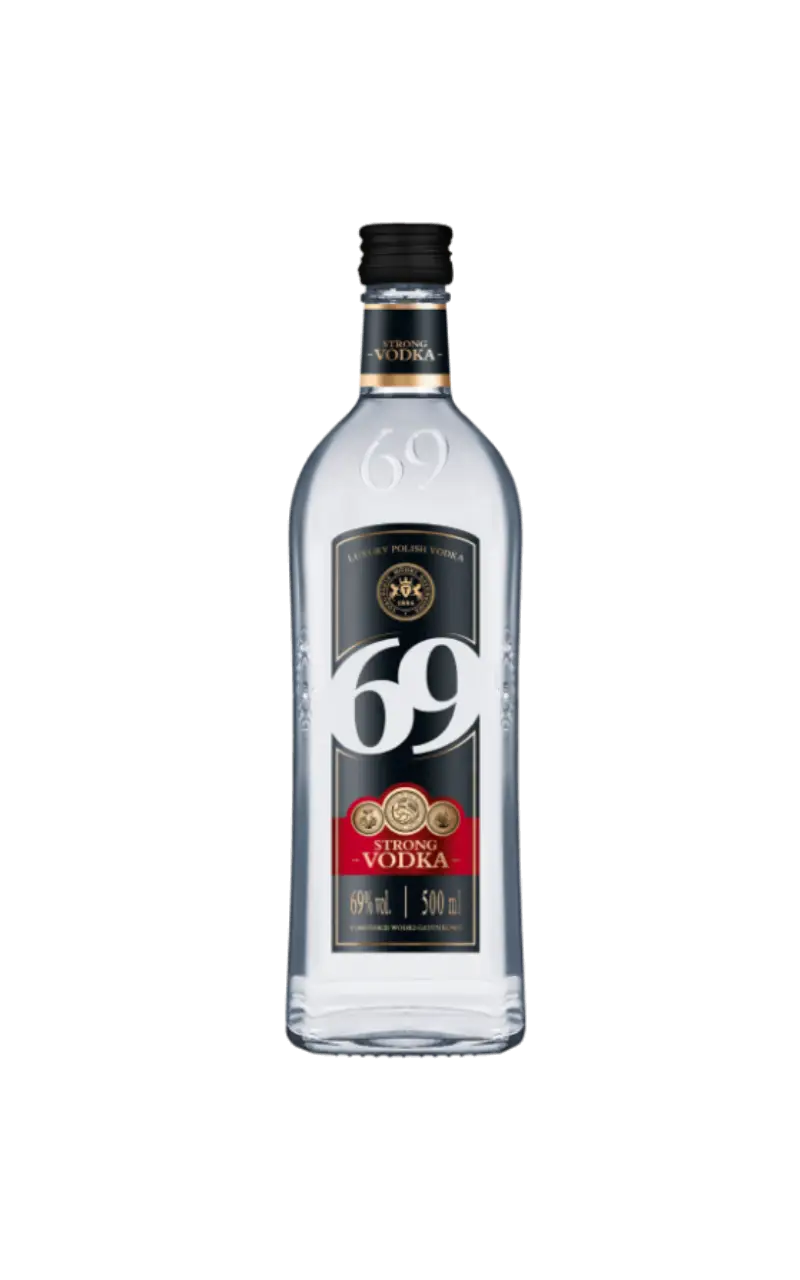 69 Strong Vodka - Wódka -producent alkoholi Toruńskie Wódki Gatunkowe