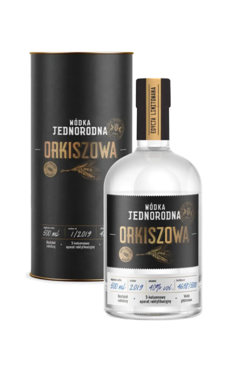Jednorodna Orkiszowa - Wódka - producent alkoholi Toruńskie Wódki Gatunkowe