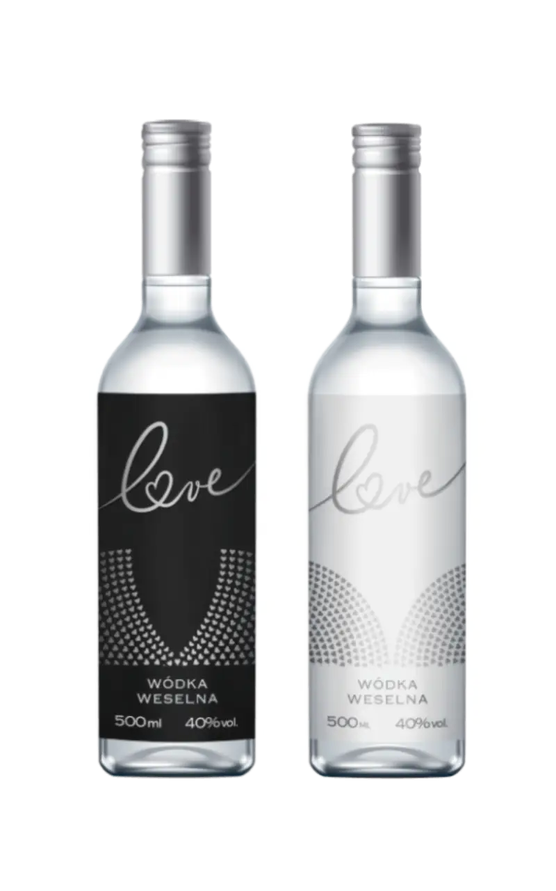 Weselna Love Black&White - Wódka - producent alkoholi Toruńskie Wódki Gatunkowe