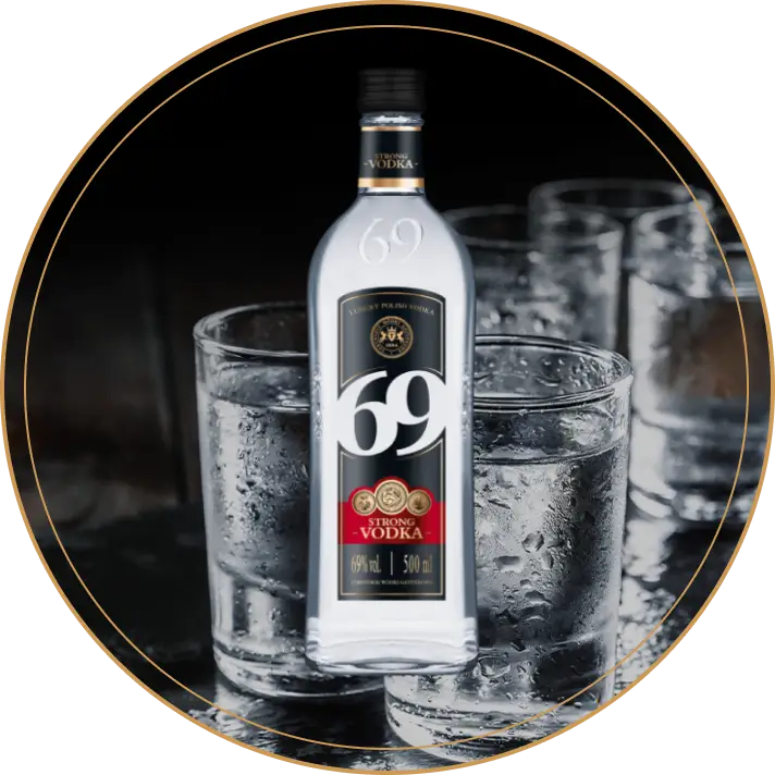 baner Strong 69 Czysta - Wódka - producent alkoholi Toruńskie Wódki Gatunkowe