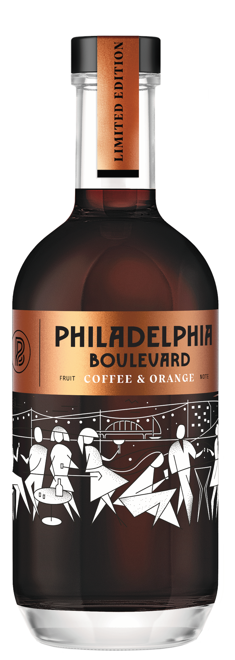 Philadelphia Boulevard Coffee & Orange 32% 0,5L
