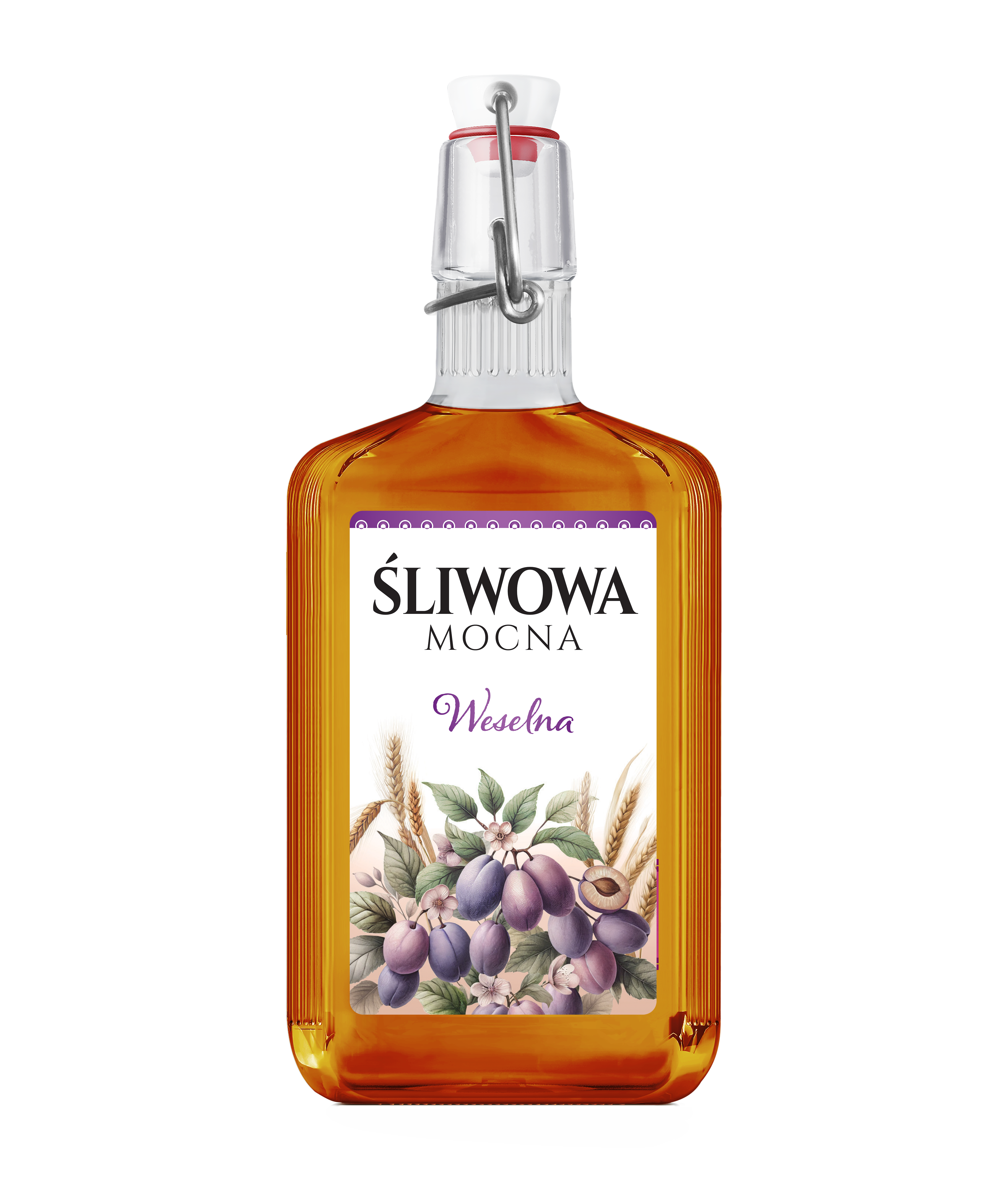 Śliwowa mocna weselna 55% 0,5L