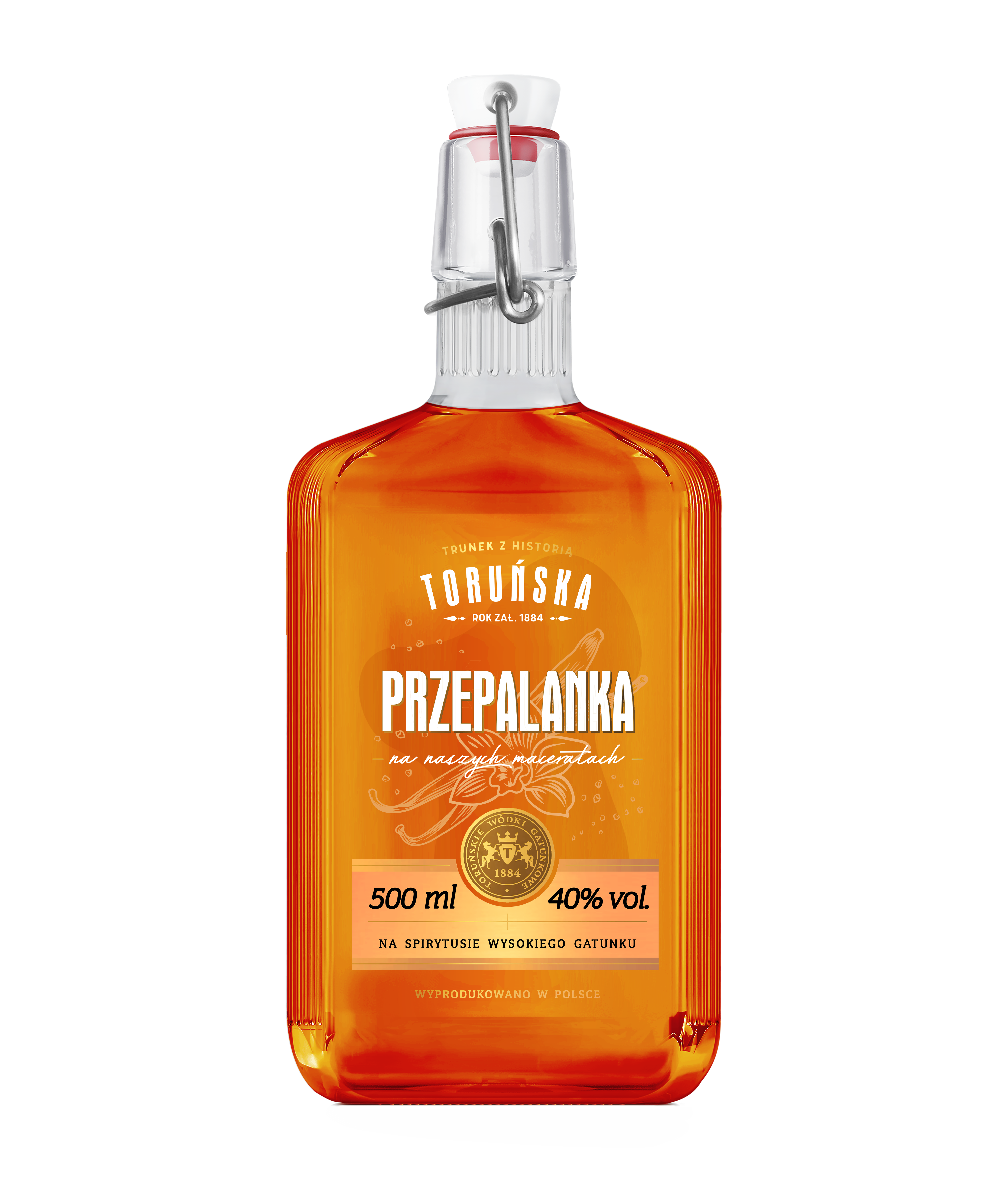 Wódka Toruńska Przepalanka 40% 0,5L